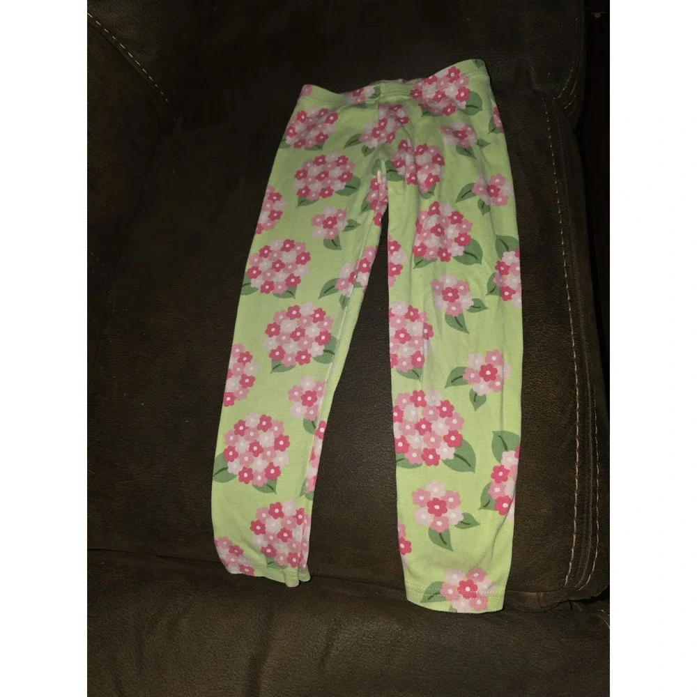 Gymboree tea time afternoon floral leggings size 5
